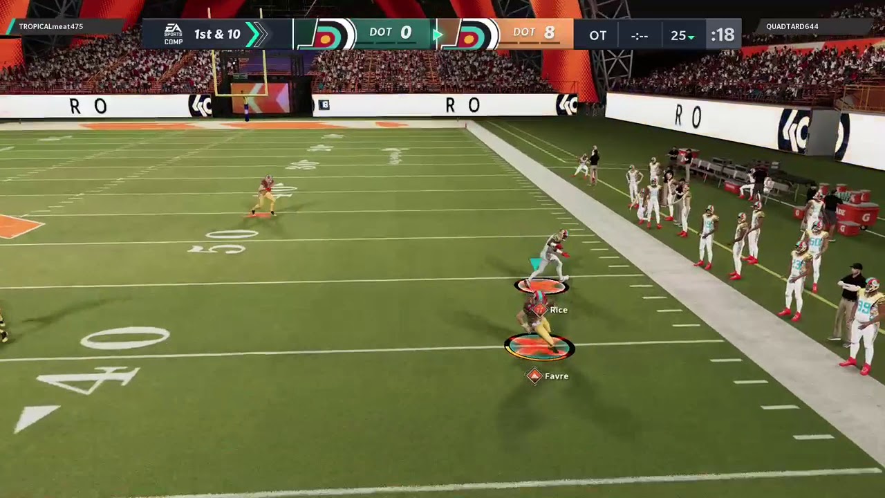 You ever see Brett Farve get an interception?