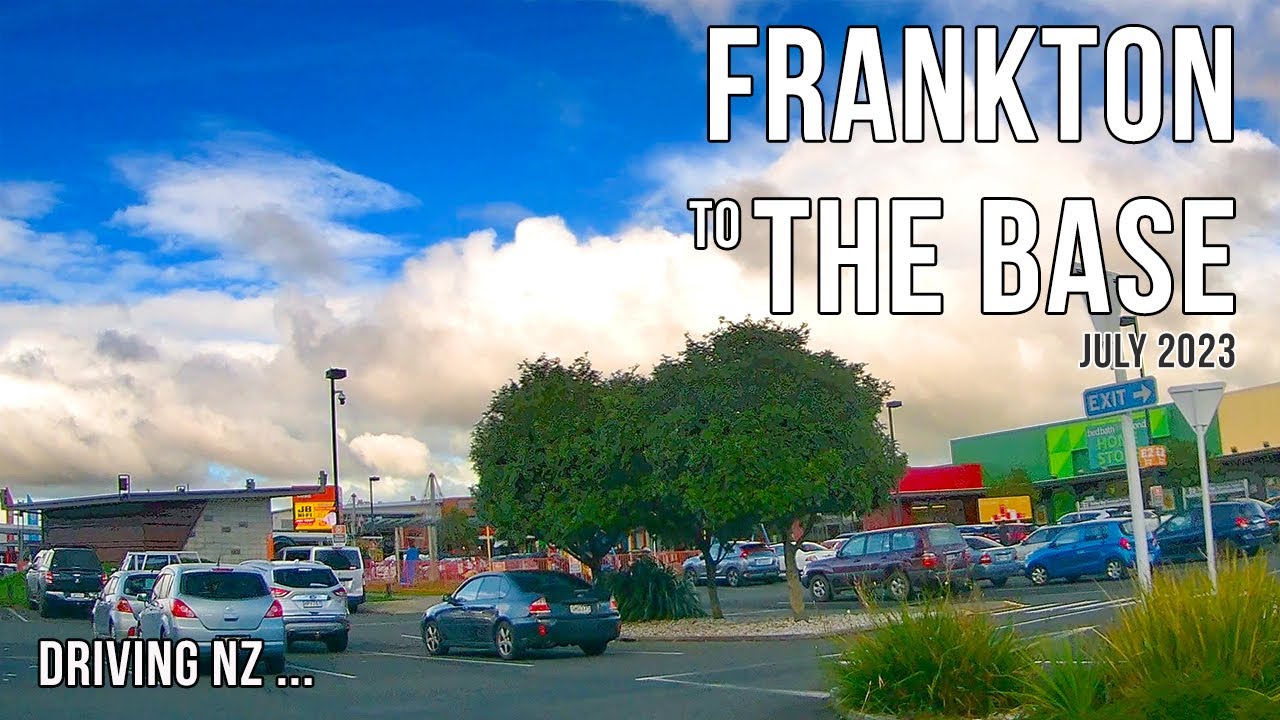Driving New Zealand: Hamilton | Frankton to The Base | 4K