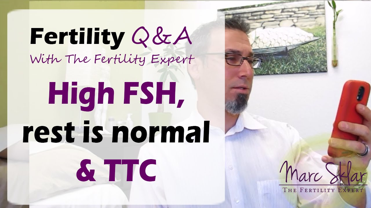 High FSH, rest is normal and TTC Fertility Q&A Marc Sklar, The Fertility Expert