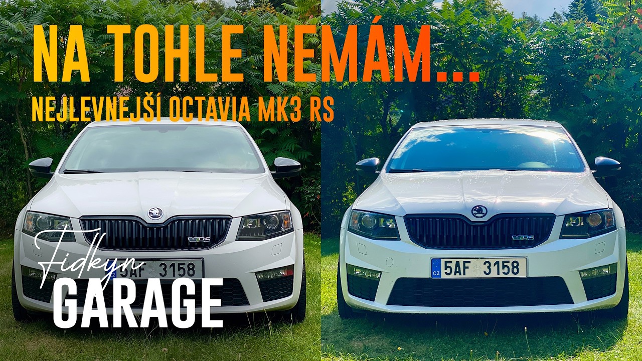 DODĚLÁVÁME PŘEDEK NEJLEVNĚJŠÍ OCTAVIE MK3 RS TDI