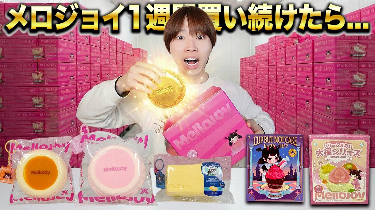 【超貴重】メロジョイを1週間買い続けてシークレットを狙ったら奇跡が起きた！！