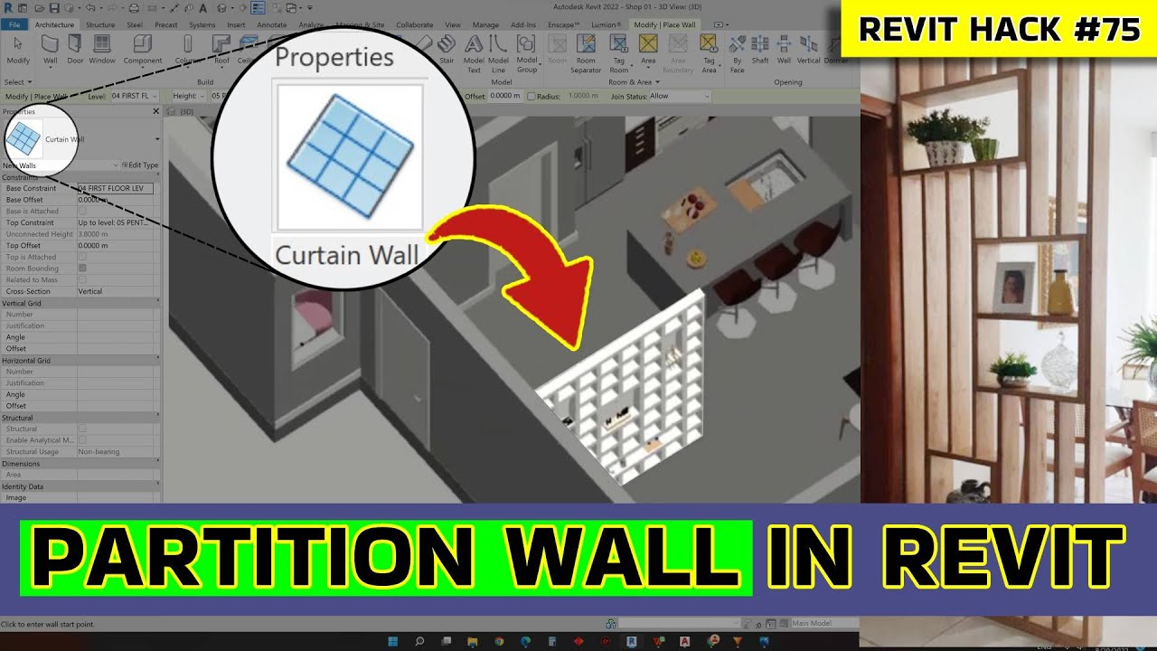 Revit Quick Tip: The Partition Wall Method Nobody Talks About