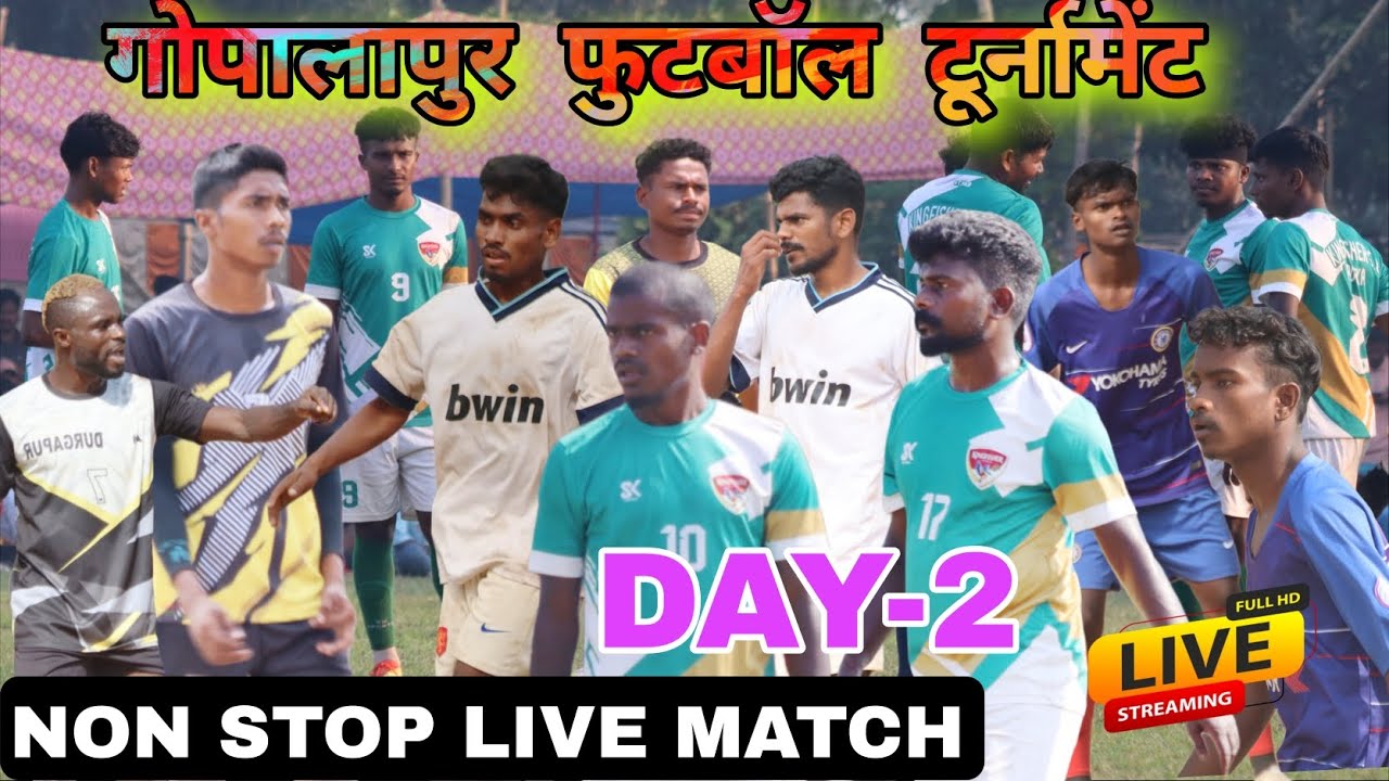 DAY -2💥 ADIWASI EBHVEN GAUNTA GOPALPUR//HIRANPUR PAKUR 🛑 FOOTBALL LIVE 2026