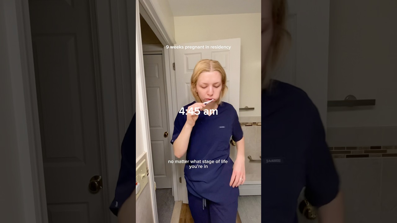 9 weeks #pregnant in #residency #medschool #ttc #healthcare #firsttrimester #nurse