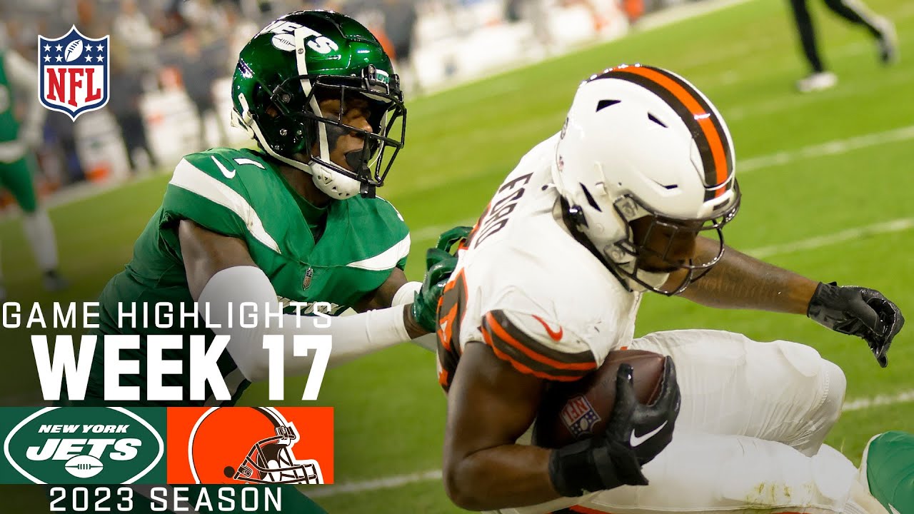 New York Jets vs. Cleveland Browns | 2023 Week 17 Game Highlights
