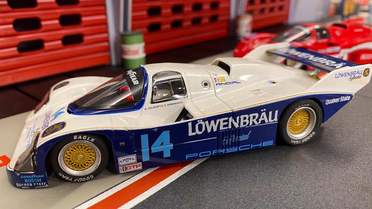 Slotit Group C Porsche - slot car Setup and Testdrive part 2