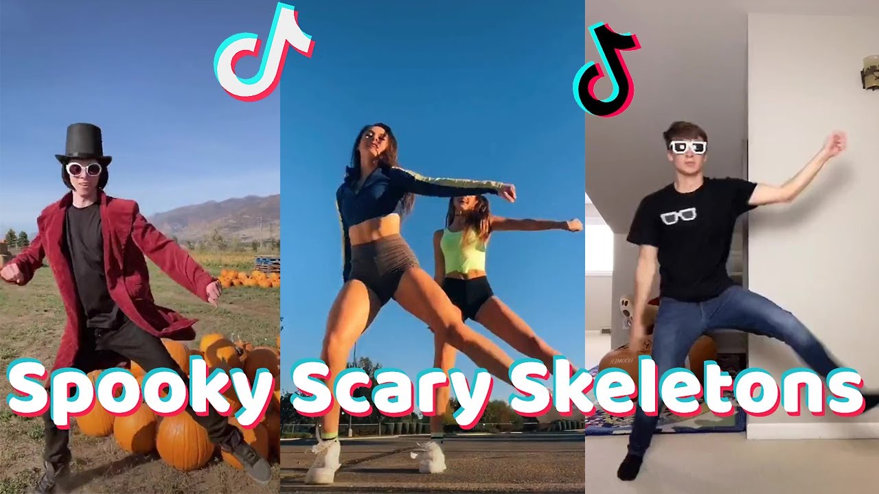 Spooky, Scary Skeletons TikTok Dance Compilation