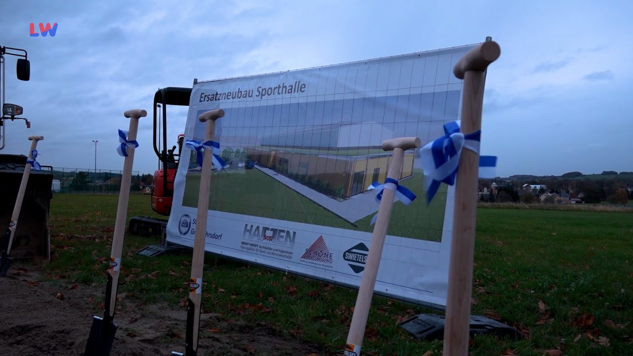 Großröhrsdorf: Spatenstich für neue Turnhalle - LAUSITZWELLE
