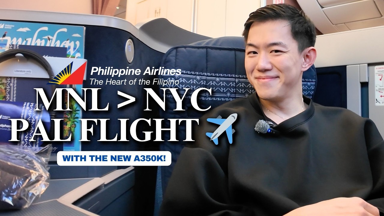 Philippine Airlines A350-1000 Manila to New York: Long Haul Flight Review