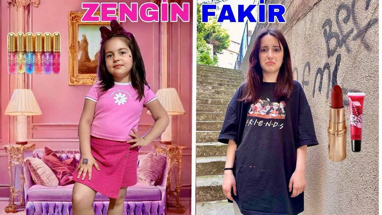 ZENGİN VS FAKİR HAYATTA KALMA ‼️ZEYNEP VE HİRANUR 