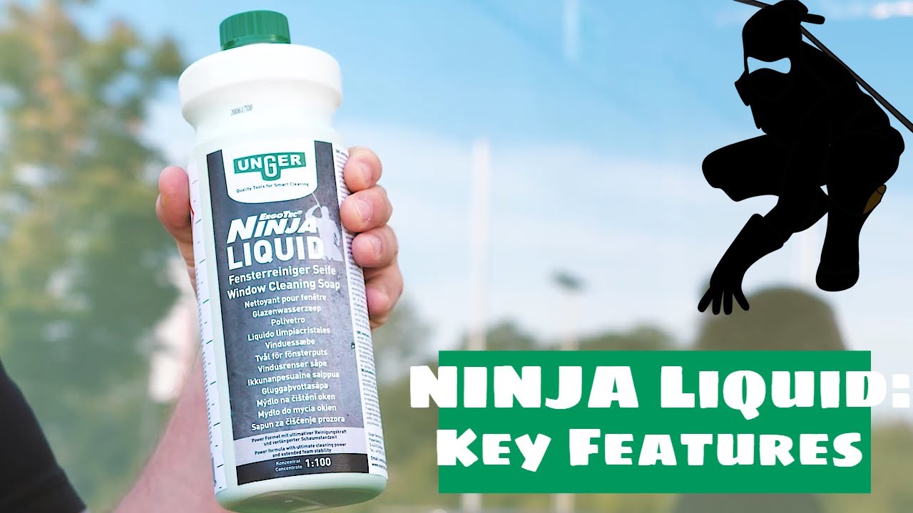 ErgoTec NINJA Liquid: The best window cleaning solution for clean windows