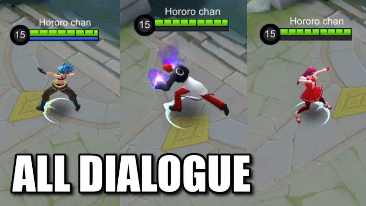 ALL DIALOGUES OF KOF SKINS