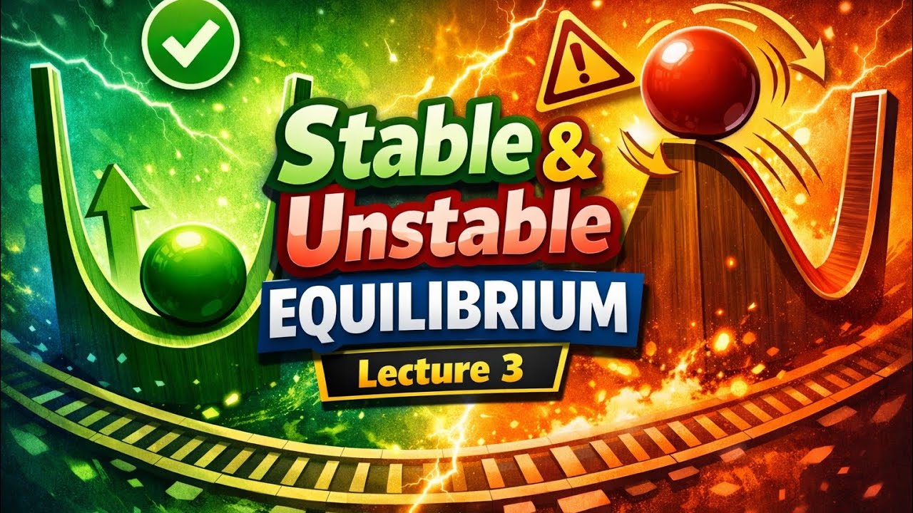 Stable & Unstable Equilibrium L-3