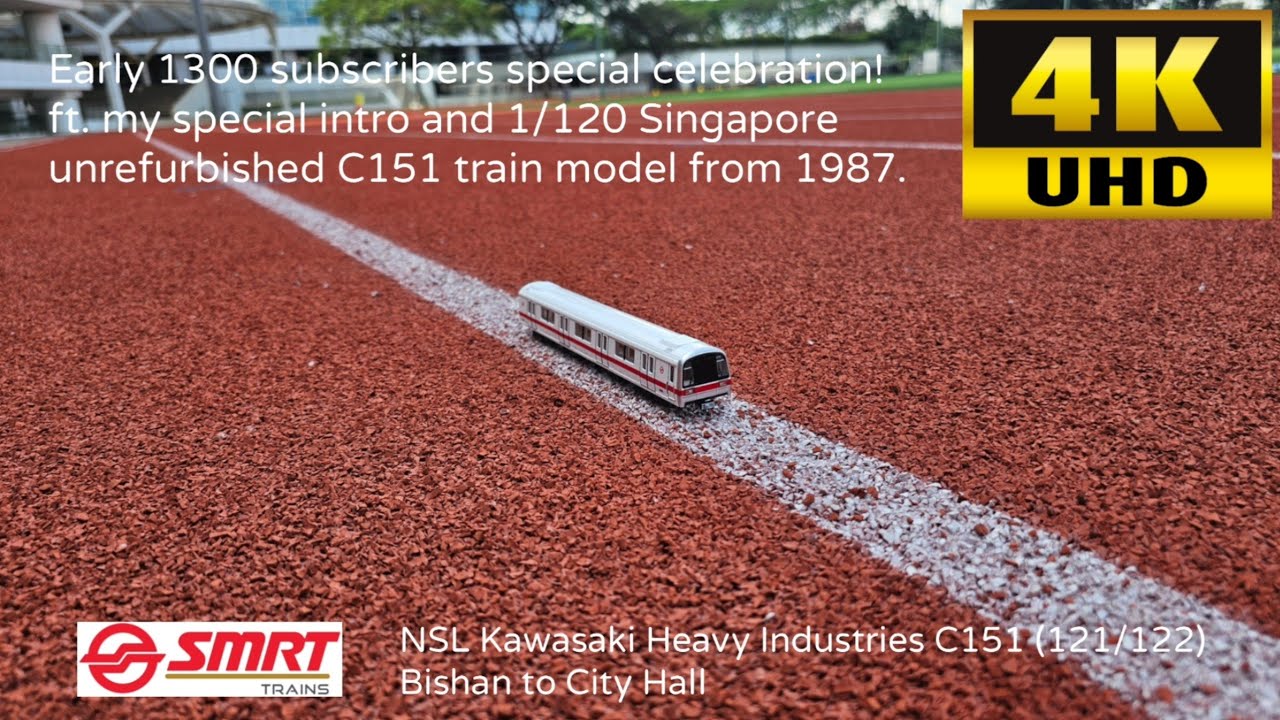 Nostalgia! SMRT NSL Kawasaki Heavy Industries C151 (121/122) ride from Bishan to City Hall