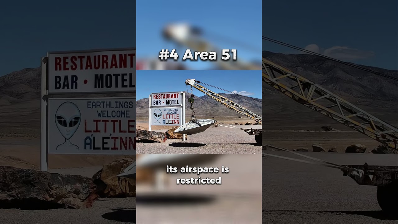 4 &mdash; What&rsquo;s Really Inside Area 51 👽 (Nevada, USA) #Area51 #geography #secrets #facts #usa