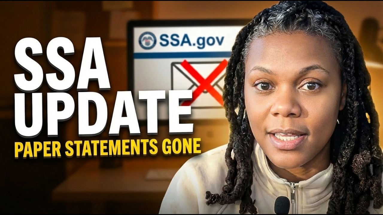 SSA Major Update: Paper Statements Are Going Away #social security