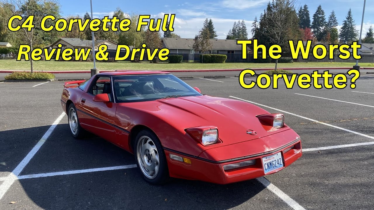1987 C4 Corvette Full Review and Drive | Plus C4 History