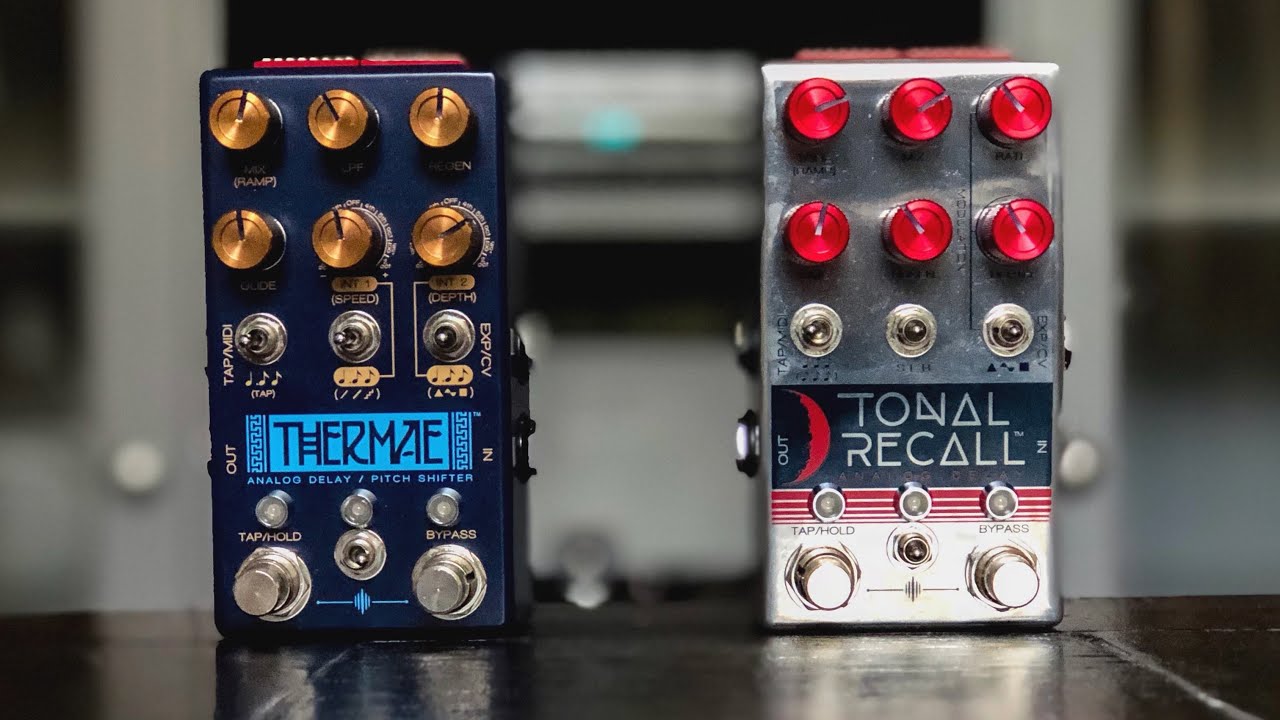 Chase Bliss Audio - Thermae vs Tonal Recall RKM - Ultimate Analog Delay Shootout