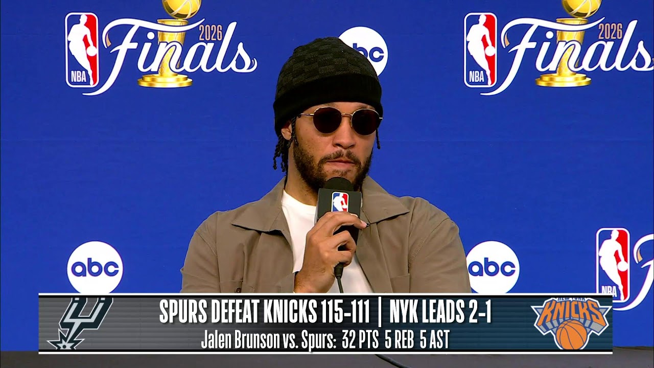 San Antonio Spurs vs New York Knicks | NBA Finals Game 3 Postgame Media Availability