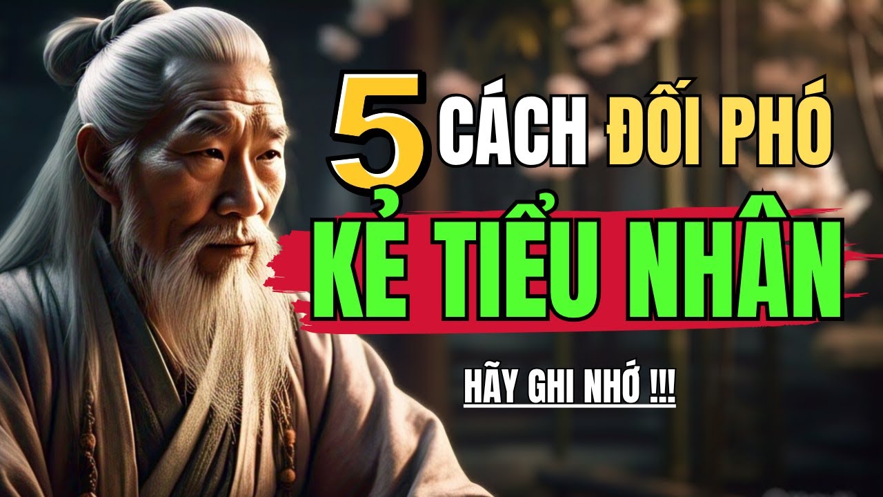 Cổ Nhân Dạy | 5 cách đối phó kẻ tiểu nhân