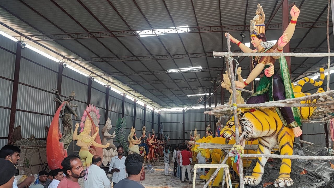 Sri Choudhary Arts Durga Mata Idols 2022 | Mumbai Durga Devi Idols In Hyderabad | Navratri Special