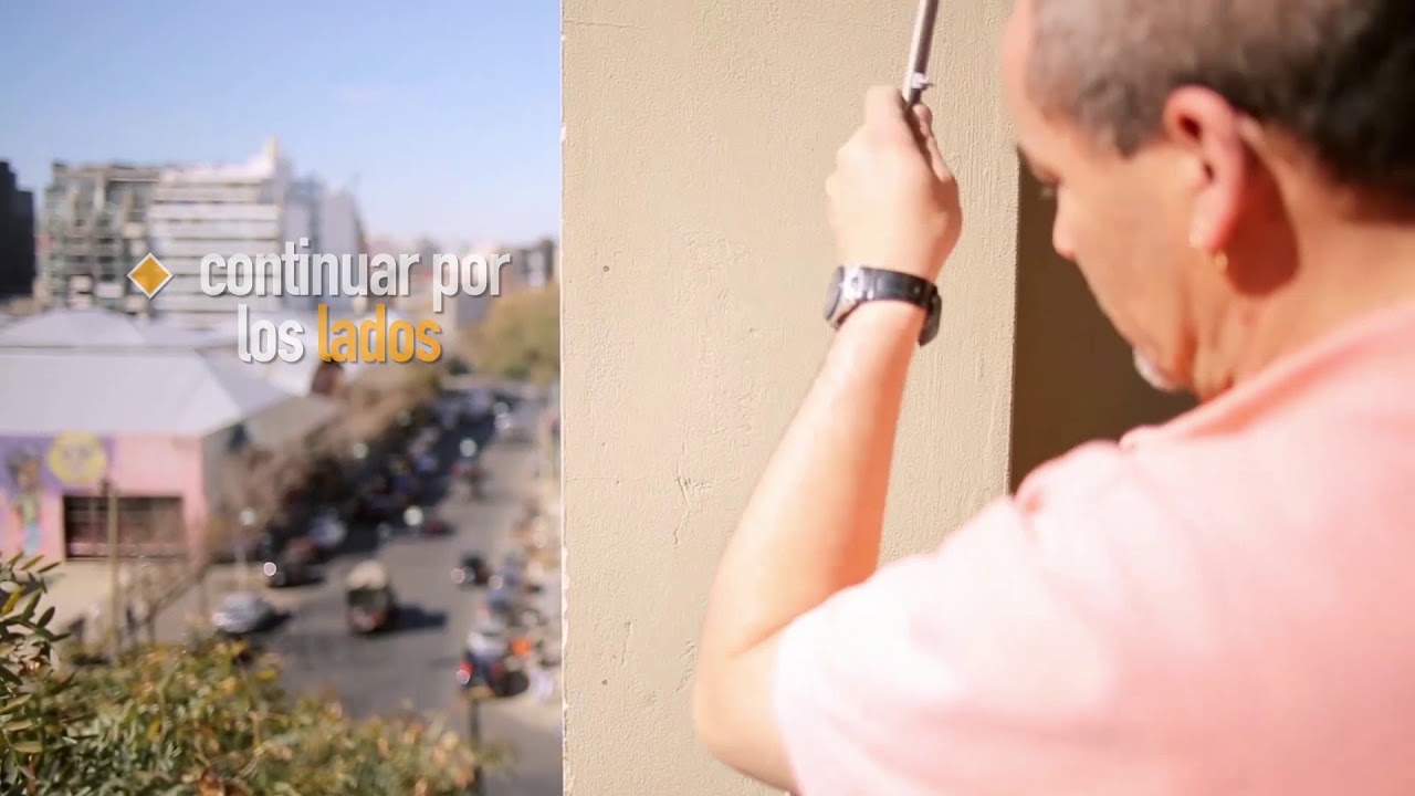 malla de protección con perfiles de aluminio. Instalación