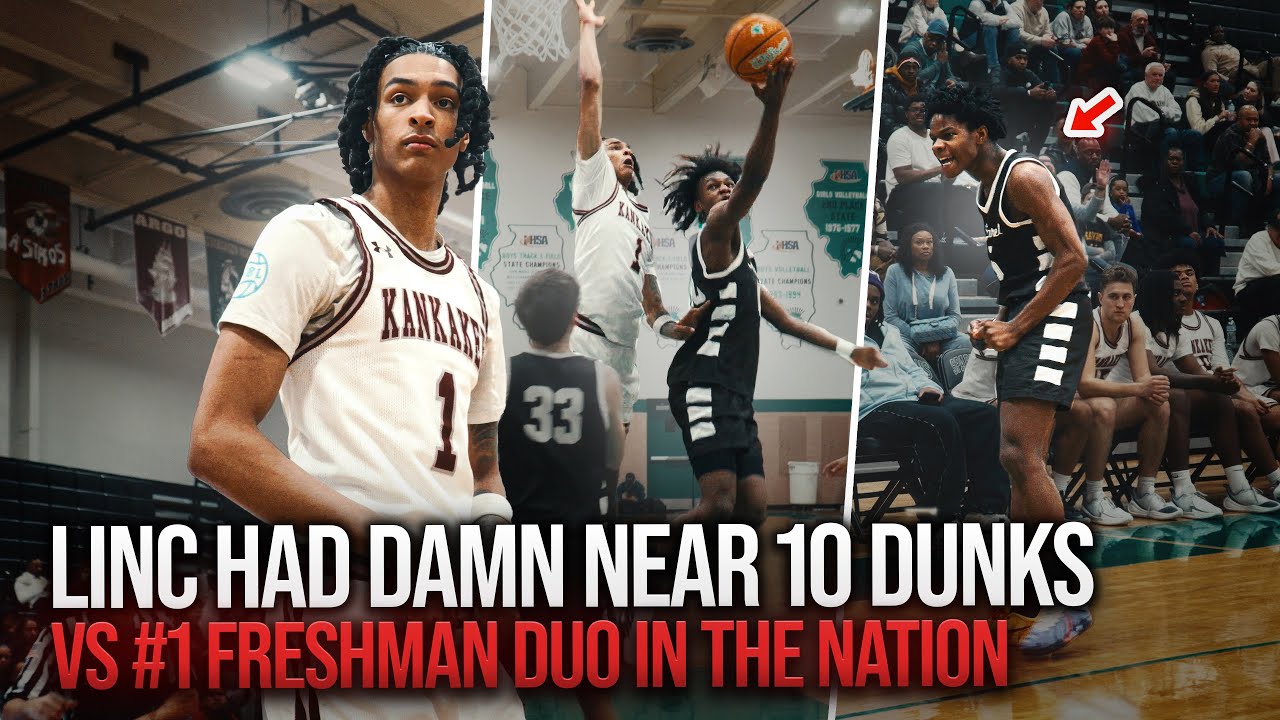 #1 PLAYER IN ILLINOIS WENT CRAZY!! 4 STAR Lincoln Williams VS #1 FRESHMAN DUO WAS OVERLY INTENSE 👀