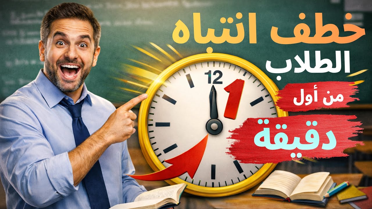 هذا ما يفعله المعلمون الناجحون في أول دقيقة من الحصة!