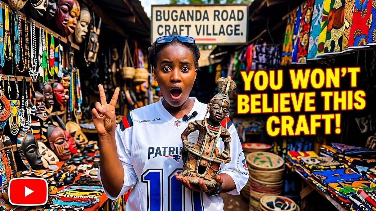 “Inside Kampala’s Craft Village 🇺🇬 | Meeting the Local Artists!”