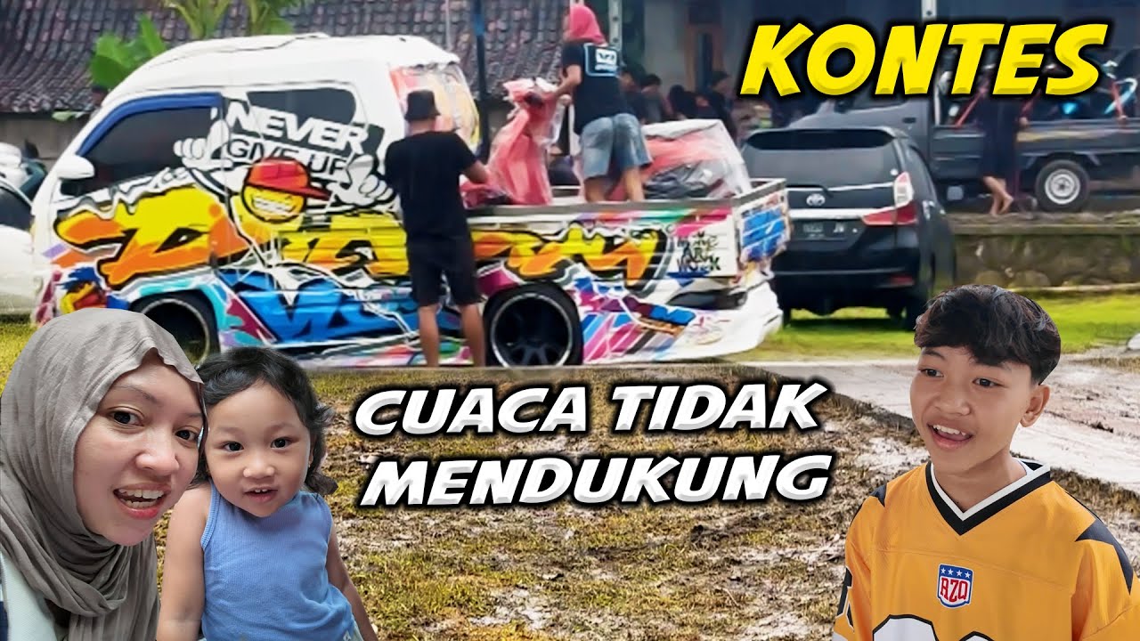 KONTES MOTOR KAK DIMAS DI JUWANGI BOYOLALI, SAYANG CUACANYA TIDAK MENDUKUNG