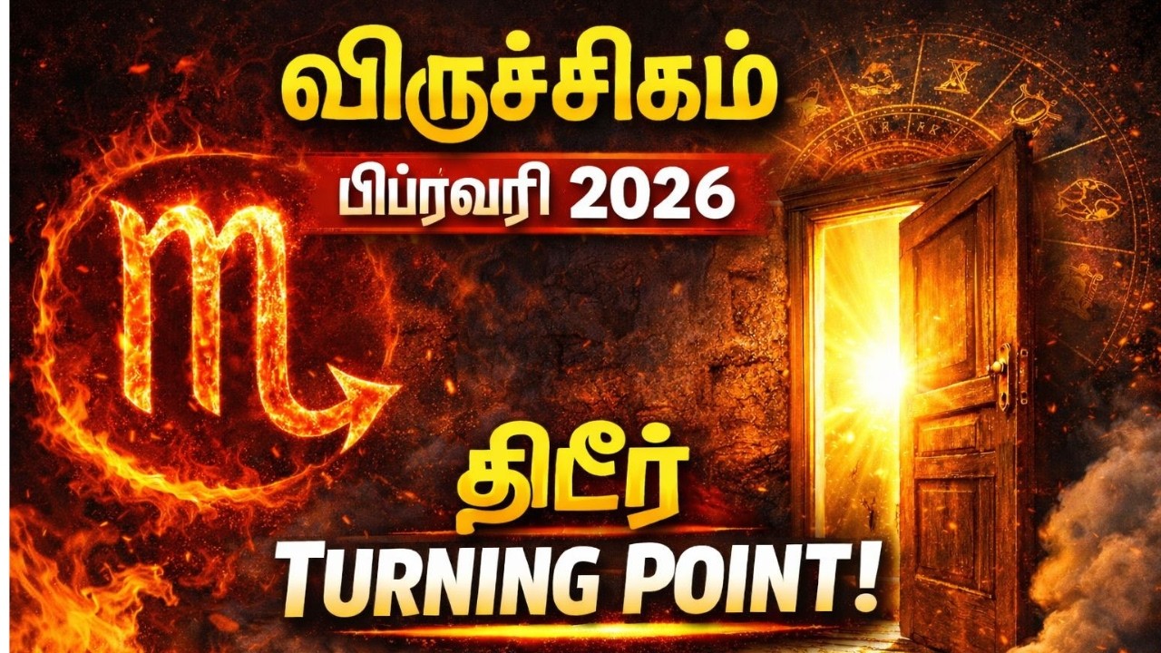 விருச்சிகம் ராசி | பிப்ரவரி மாதம் – மறை கதவு திறக்குதா? | பெரிய மாற்றம் வருமா? |Scorpio|rasipalan