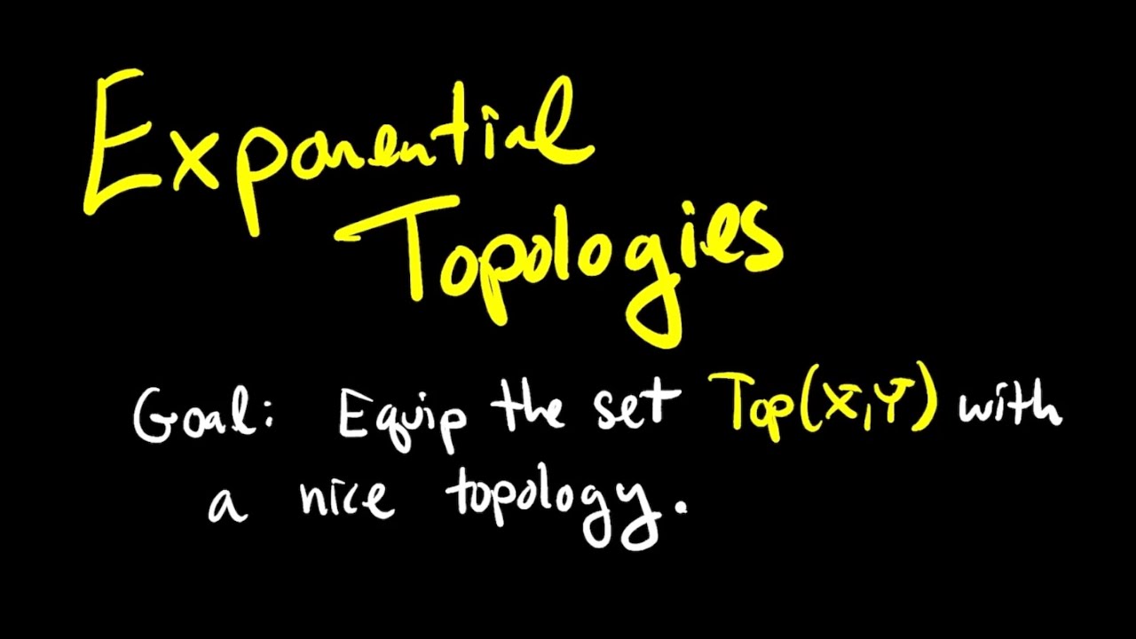 Exponential topologies