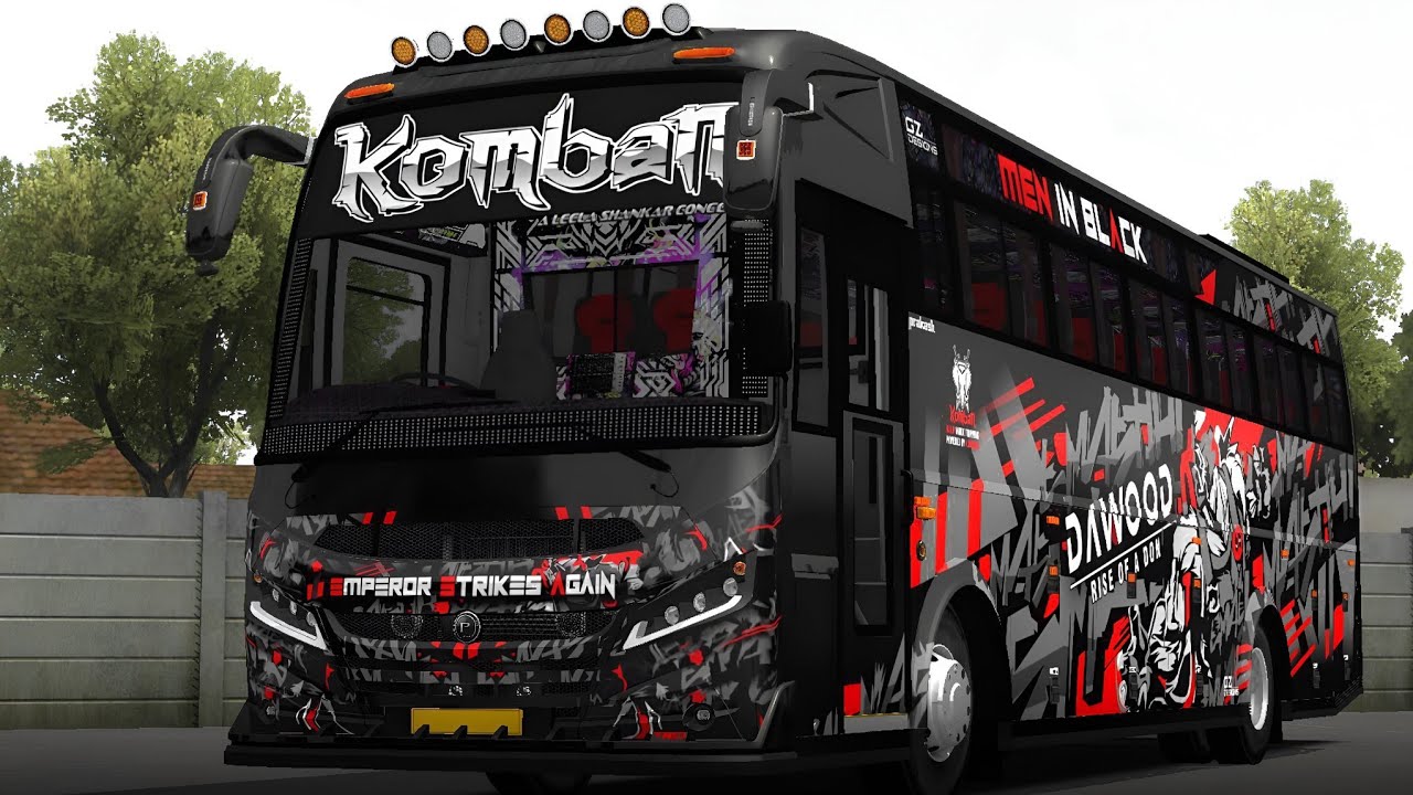🛑 KOMBAN | DAWOOD 🔥|⚡ UPDATED  ZEDASTRA  MOD NEW BUS  LIVERY  | LIONKING GAMING#bussidmod #download🛑
