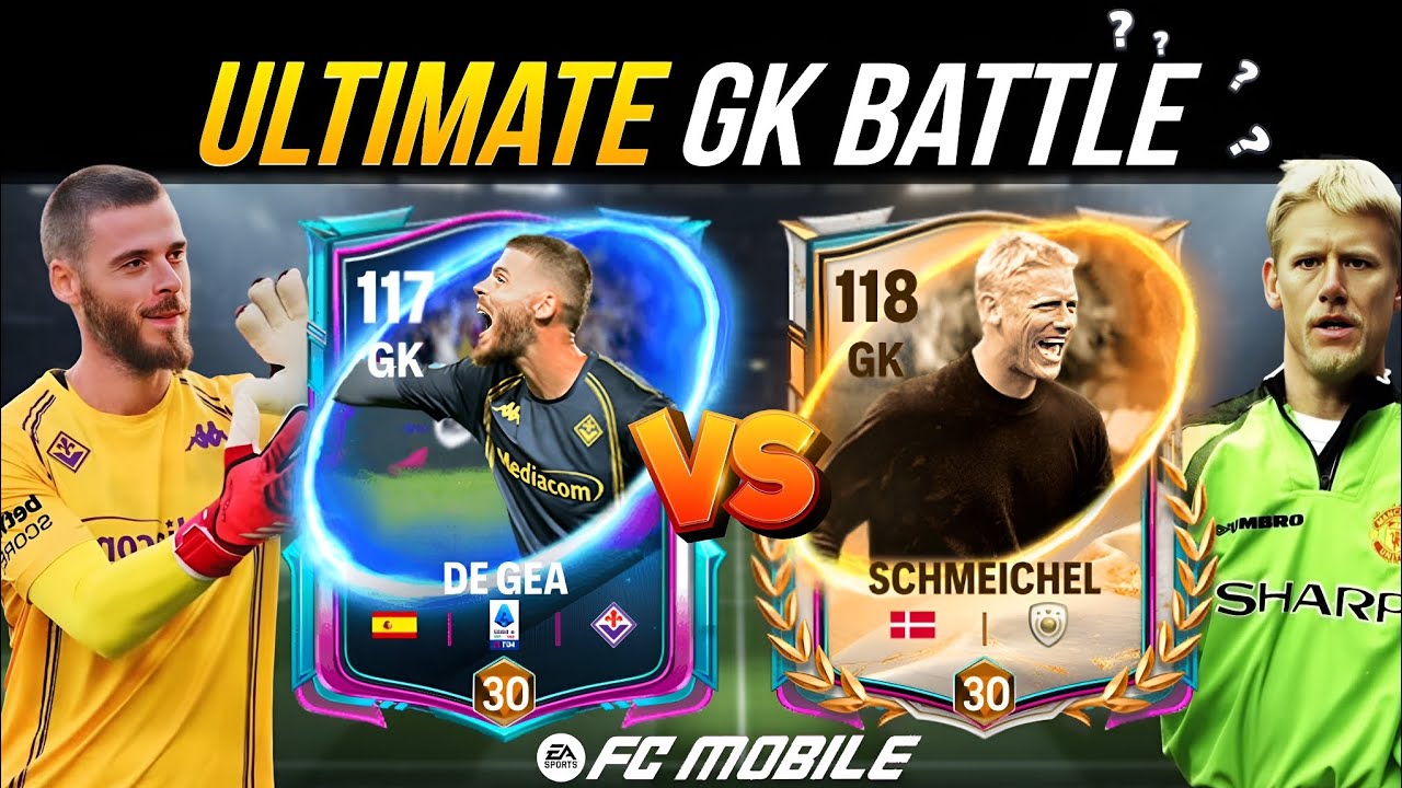 ⚔️ De Gea vs Schmeichel – Ultimate GK Battle in FC Mobile!