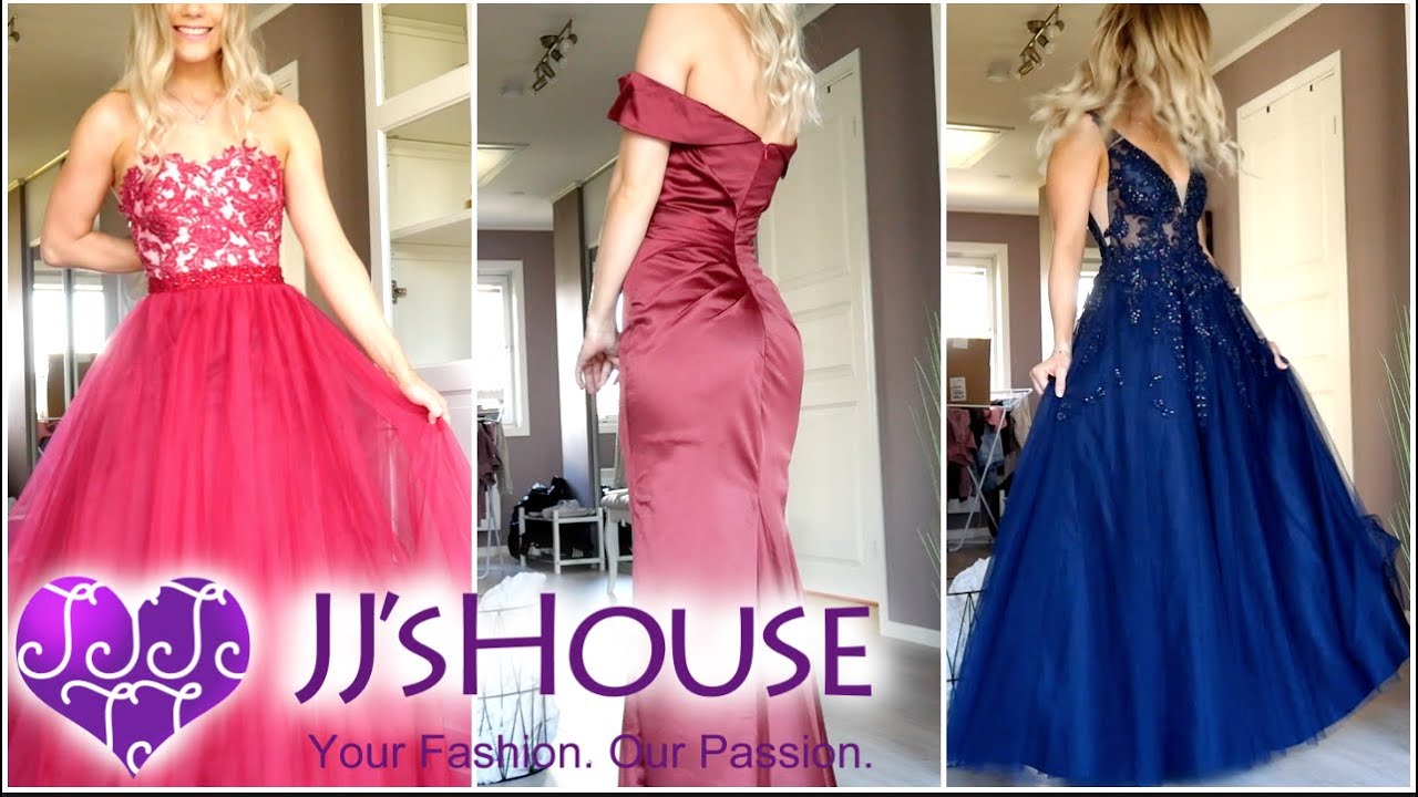 JJshouse prom dresses review and try on!