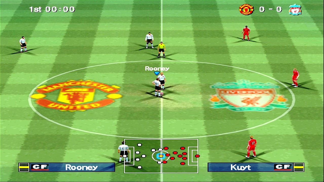 Pro Evolution Soccer 6 - Манчестер Юнайтед против Ливерпуля | PS2