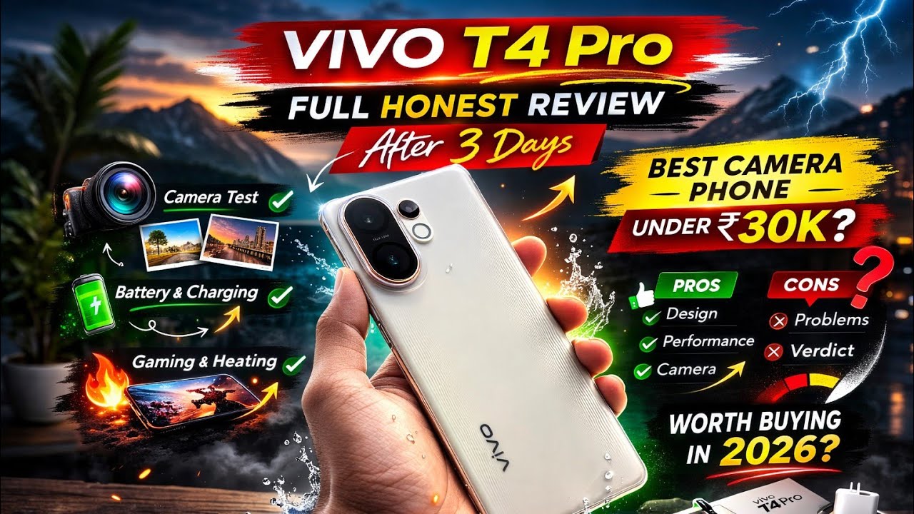 (Malayalam) Vivo T4 Pro Honest Review After 3 Days || Best Camera Phone Under 30K?