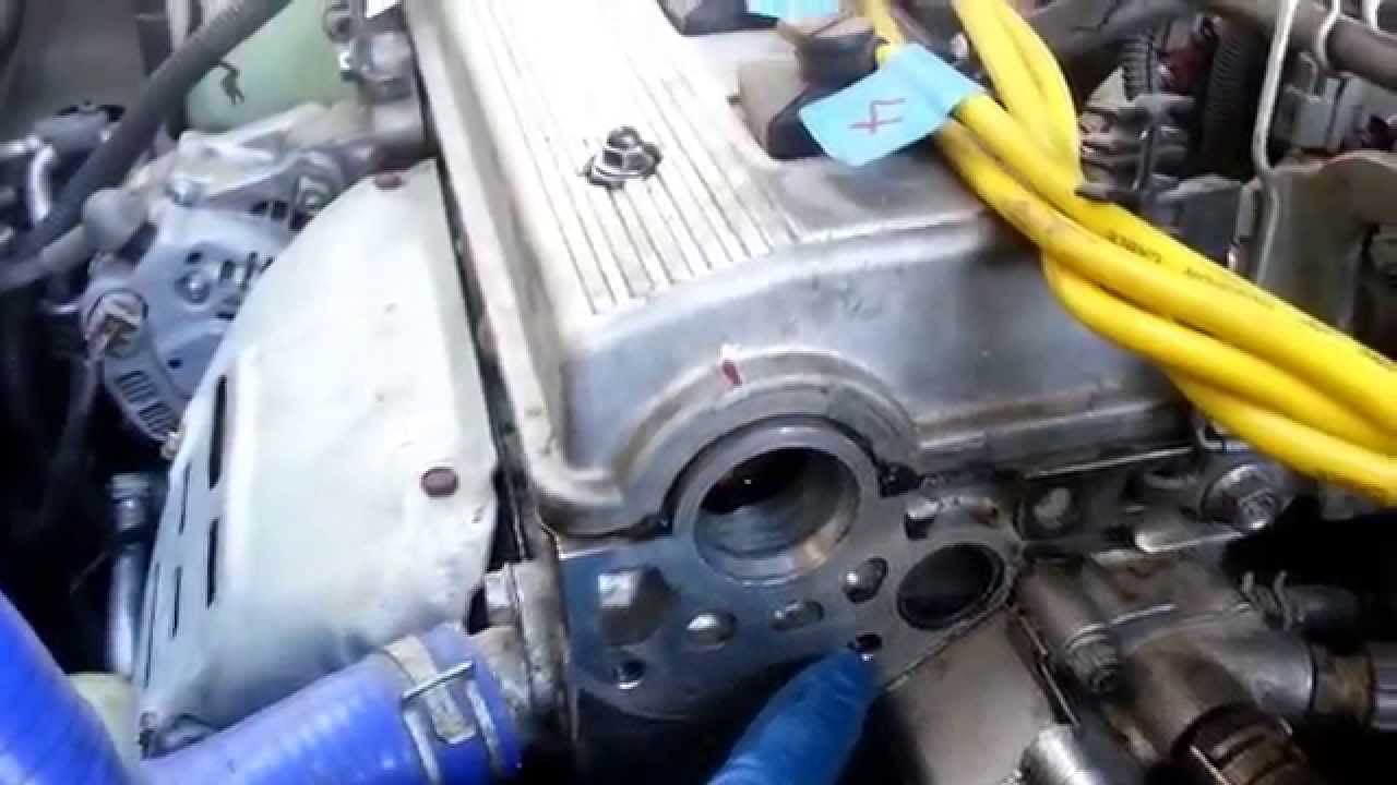 Как заменить уплотнительное кольцо распределителя зажигания на Toyota Corolla 7afe 1.8L 4afe 1.6L...