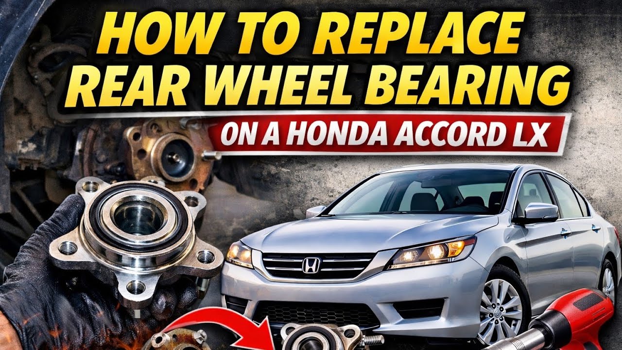 This Noise Means Your Rear Wheel Bearing Is DONE! Honda Accord