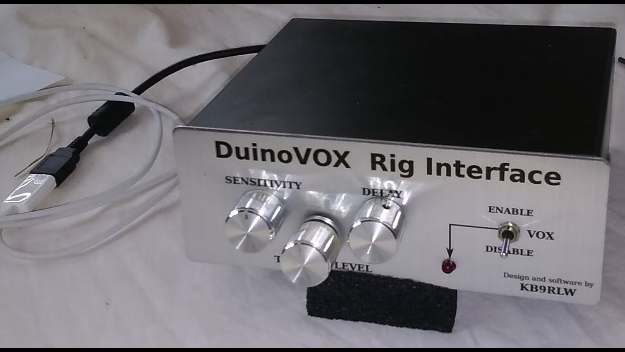 DuinoVOX   USB digital modes interface for Ham Radio.  Easy to build!