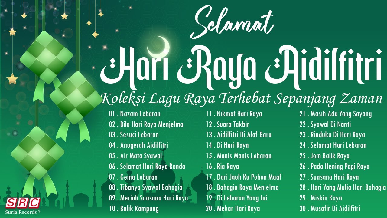 Koleksi Lagu Raya Aidilfitri 2025 - 30 Lagu Raya Nostalgia & Evergreen - Lagu Raya Siti Nurhaliza