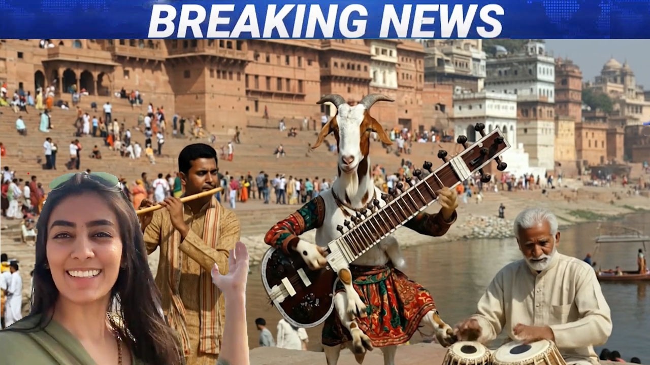 Goat Matata in Varanasi 🎵 India Ft. @PriyaSharma_  🎶 Indian Classical Music