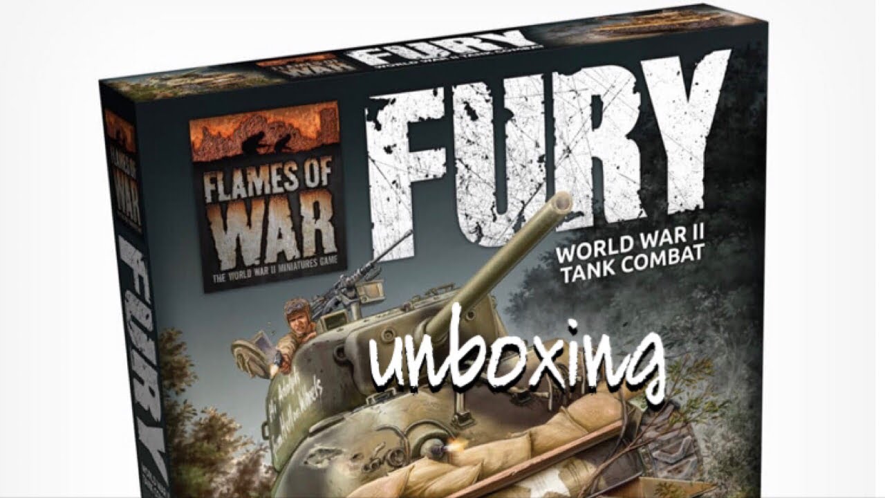 Unboxing - Fury Flames of War Starter Set