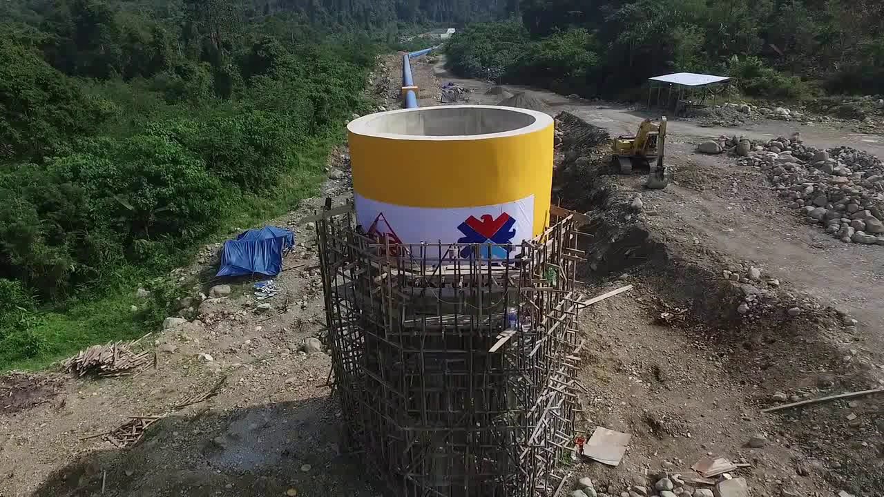 Kemajuan Proyek PLTMH Batu Balai 31 Juli 2018