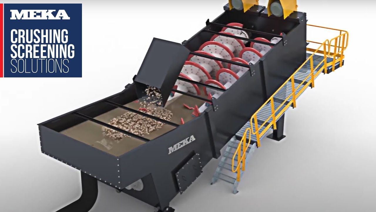 Coarse Material Washer Working Principle - MEKA Global