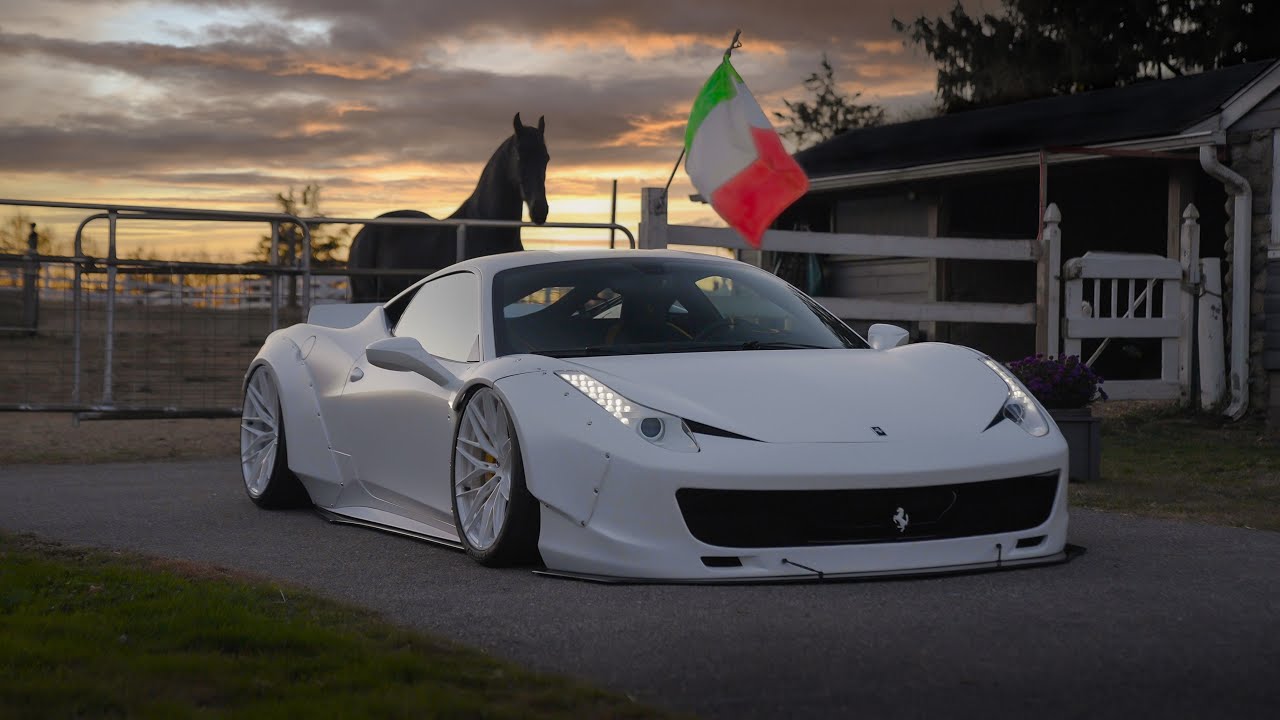 The White Horse - Liberty Walk Ferrari 458 (4K)