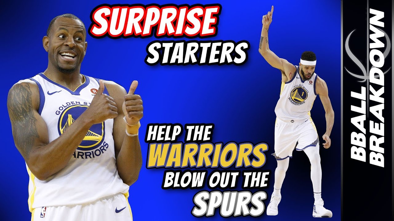 Surprise Starters Help Warriors Blow Out Spurs In Game 1