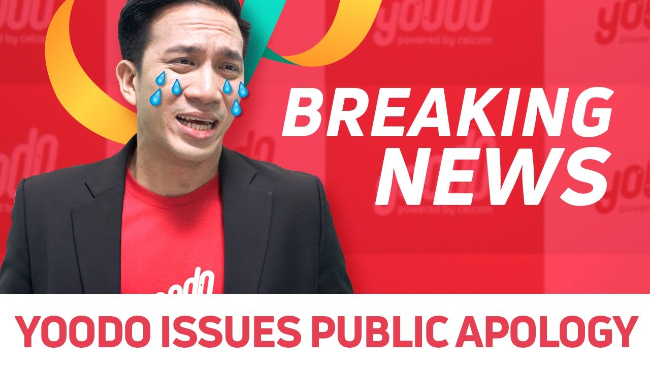 BREAKING NEWS: Yoodo issues public apology