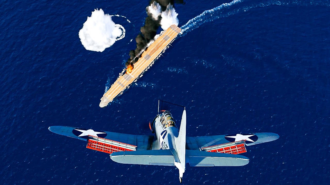 US Navy Bombers Strike Imperial Japanese Navy Carriers! NEW Task Force Admiral WW2 Strategy Game