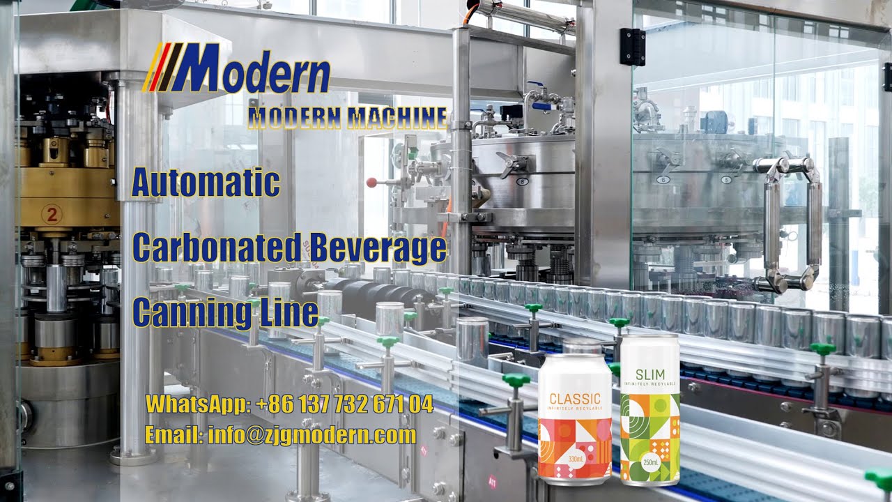 2026 Automatic Carbonated Beverage Filling Canning Line